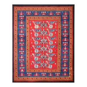 Early 20th Century Turkish Oushak Kilim ( 9'9" x 12'6" - 297 x 381 )