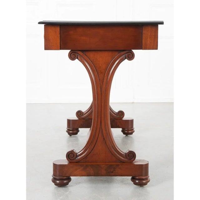 English 19th Century Mahogany & Ebonized Console-Desk For Sale - Image 4 of 8