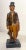 Rare Antique Hand Carved Wood Theo Roosevelt German Whistler Sculpture Statue For Sale - Image 9 of 13