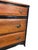 Wood Vintage Black & Oak Carved Three-Drawer Chests For Sale - Image 7 of 7