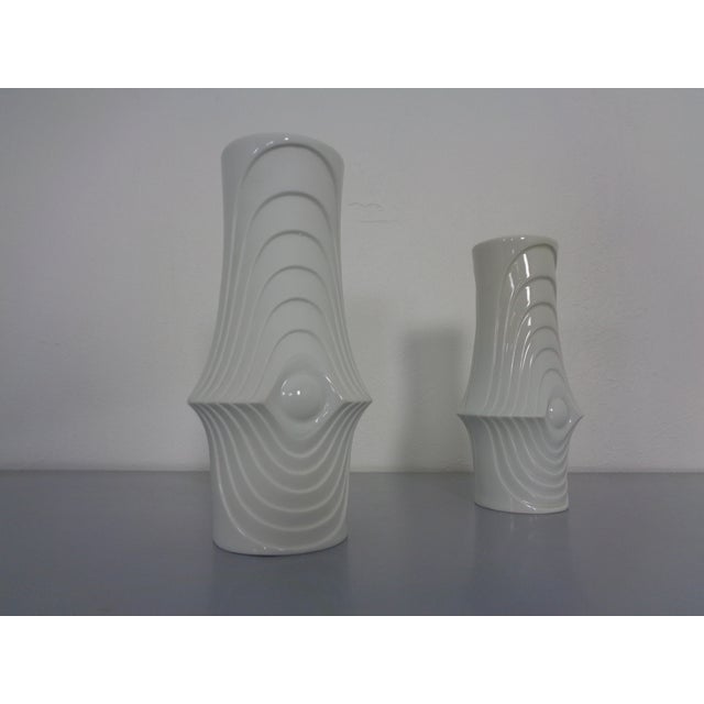 Space Age Op Art Vases from Royal KPM, 1960s, Set of 2 For Sale - Image 4 of 14