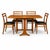 Mid-Century Modern Mid-Century Fresco Drop Leaf Dining Table and Chairs from G-Plan, 1970s, Set of 5 For Sale - Image 3 of 14