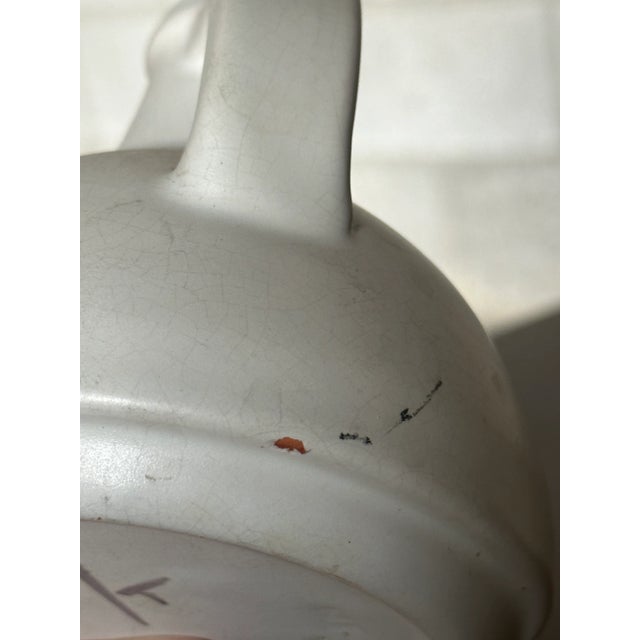 Ceramic 1940s Nittsjö Jug Vases With Handle, Sweden- a Pair For Sale - Image 7 of 7