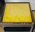 1970s Hollywood Regency Black Lacquer and Chartreuse Leather Table Set For Sale - Image 4 of 8