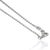 Metal Contemporary Sterling Silver Minimalist 32 Inch Anchor Link Long Chain Necklace - Unisex For Sale - Image 7 of 13