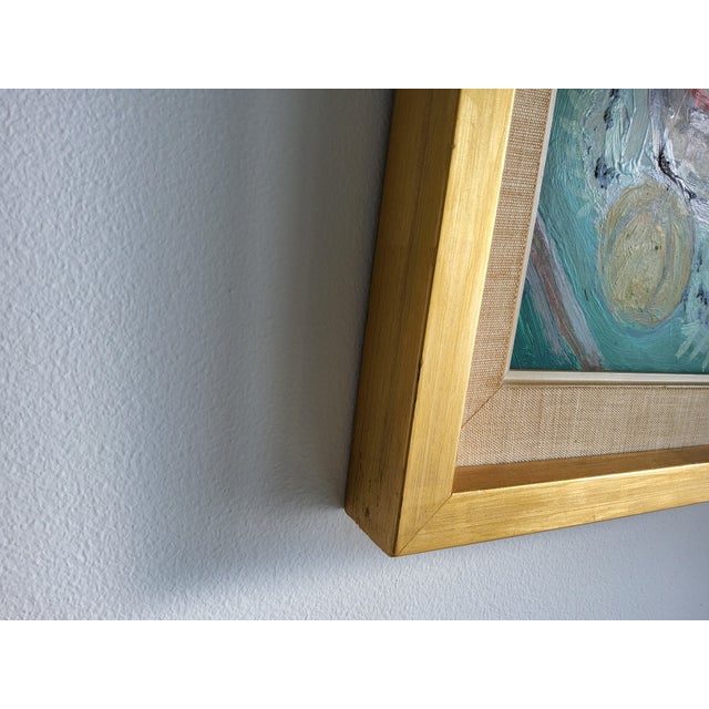 1960s Mid Century Modern Still Life Painting by Swedish Artist Gerhard Karlmark For Sale - Image 11 of 18