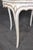 Pair French Louis XV Style Parcel Gilt Distressed Mirror Top End Tables For Sale - Image 11 of 11