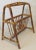 Mid-Century Modern 1950s Mid-Century Modern Bamboo A-Frame Magazine Rack For Sale - Image 3 of 12