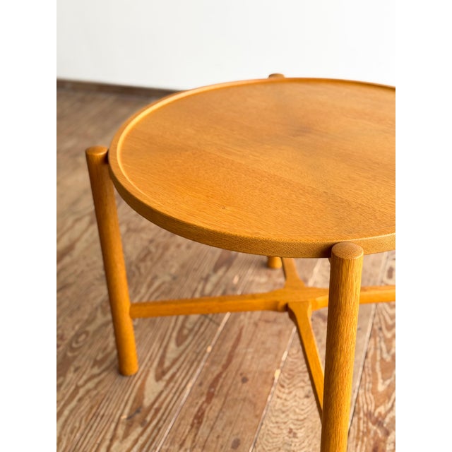 Beige AT35 / PP35 Tray Coffee Table in Oak by Hans J. Wegner for PP Møbler, 1970s For Sale - Image 8 of 17