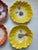 1980s Set of 6 Fitz & Floyd Pansy Porcelain Bowls For Sale - Image 11 of 18