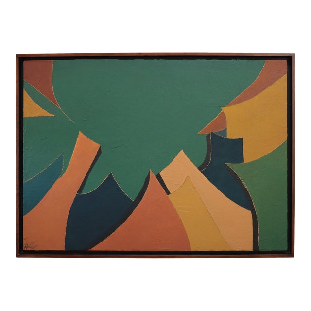 "Caos Urbano" Abstract Artwork By Mexican Artist Maricruz Hernandez Covarrubias For Sale