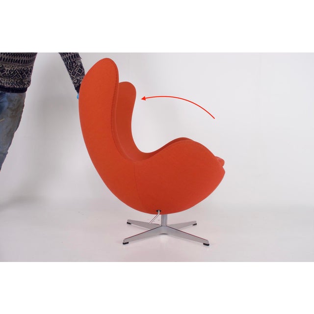 Egg Armchair by Arne Jacobsen for Fritz Hansen, 2010s For Sale - Image 13 of 14