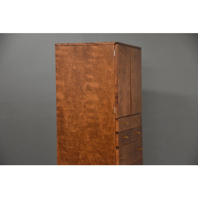 1960s Refinished Heywood Wakefield Contessa Armoire Dresser For Sale In Boston - Image 6 of 13
