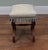 2000 - 2009 Regency Style X Frame Stool in Mahogany For Sale - Image 5 of 7