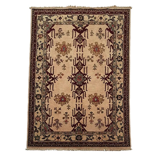 Indian Heriz Carpet, 1980s For Sale