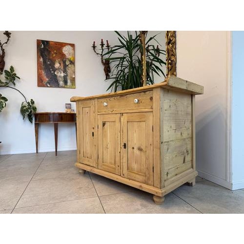 Antique Rustic Changing Table or Chest of Drawers in Wood For Sale - Image 14 of 14