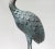 Bronze & Green Patinated Crane Sculptures, 1970s, Set of 2 For Sale - Image 16 of 18