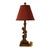 Late 20th Century Figural Table Lamp With Chinese Man and Banana Tree Motif, Composite Sculpture For Sale - Image 5 of 7