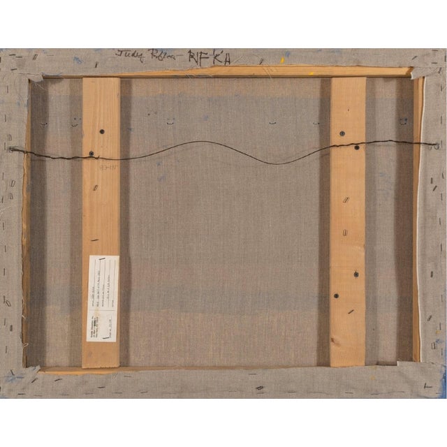 Cream Judy Rifka, Judy Rifka, Abstract Expressionist Oil Painting MIxed Media 3D Construction, 1983 For Sale - Image 8 of 16