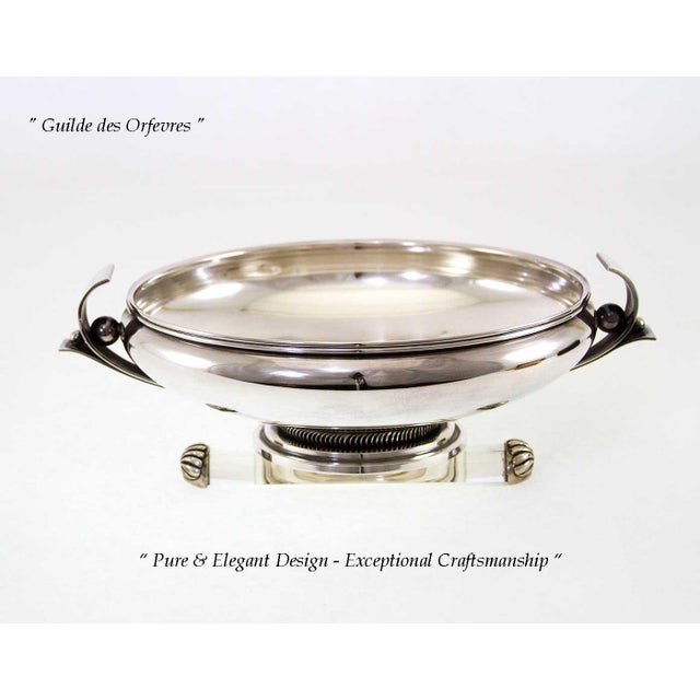 Ref # Dan 1412 Photo 724 Description : Exquisite Sterling Round Bowl Art Nouveau Pattern : Art Nouveau Size : 12 in...