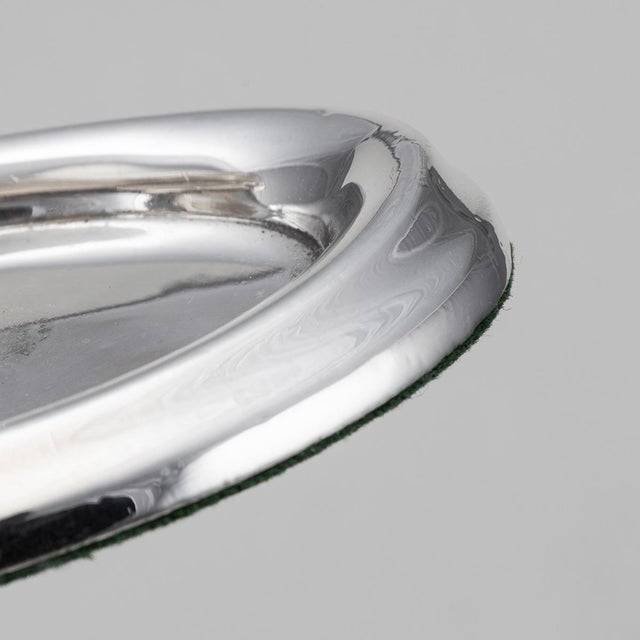 Silver-Plated Matchbox Holder & Ashtray by Mappin & Webb for RMS Windsor Castle, 1959 For Sale - Image 3 of 12