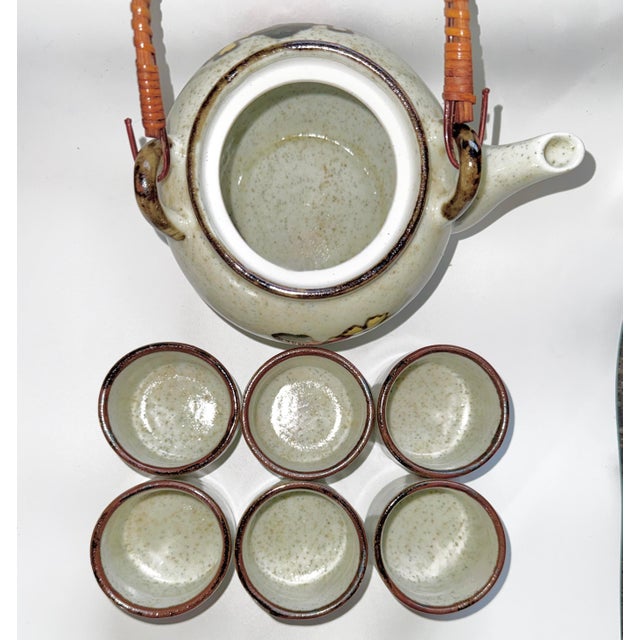 This is a beautiful, authentic Otagiri Mercantile Company (OMC) tea service in the highly sought-after Bittersweet...