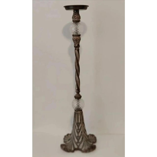 Art Nouveau Vintage John-Richard Floor Torchières - A Pair For Sale - Image 3 of 11
