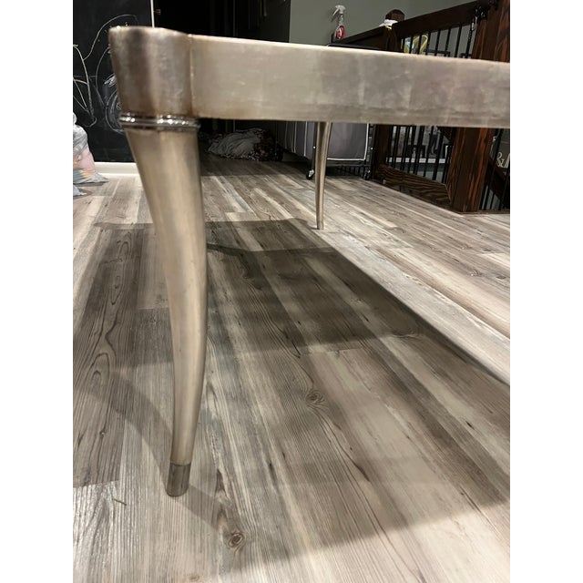 Ferguson Copeland Silver Leaf Coffee Table For Sale In Charlotte - Image 6 of 13