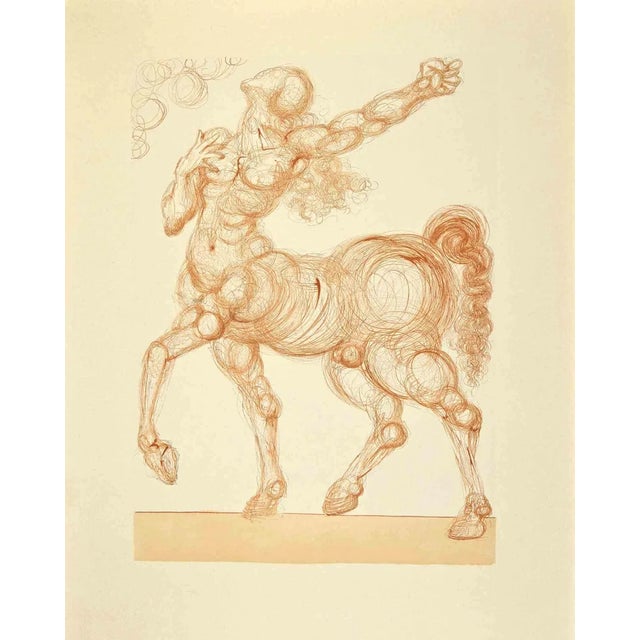 Salvador Dali, The Centaur, Woodcut Print, 1963 For Sale - Image 4 of 4