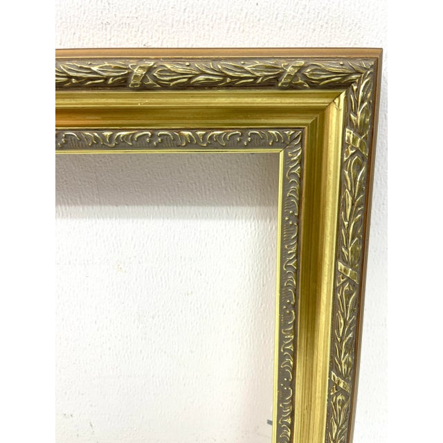 Italian Gold Wood Picture Frame For Sale - Image 4 of 8
