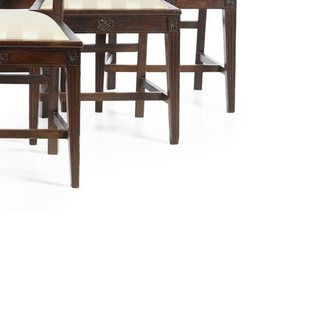 19th Century D. Maria Chairs in Chestnut Wood, Set of 6 For Sale - Image 5 of 6