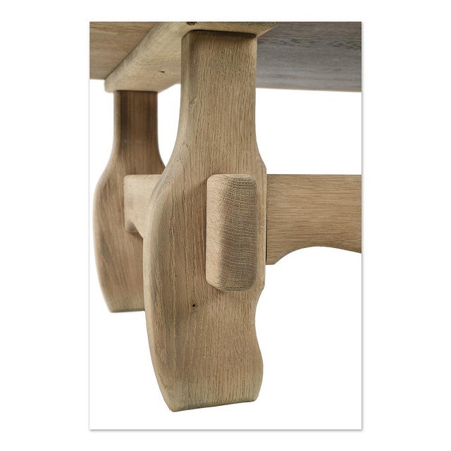 Coffee Table in Raw Wood For Sale - Image 5 of 6