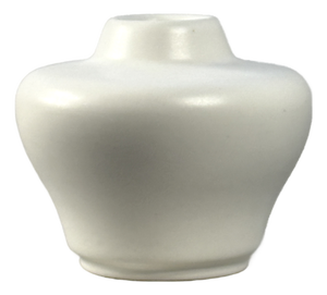 Small Ceramic Vase in White by Jan Bontjes Van Beek for Dr. Ing. Alfred Ungewiss, Germany, 1960s