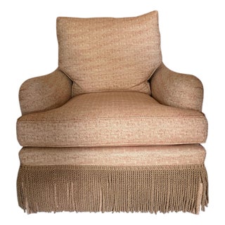 Baker Simmons Swivel Club Chair For Sale