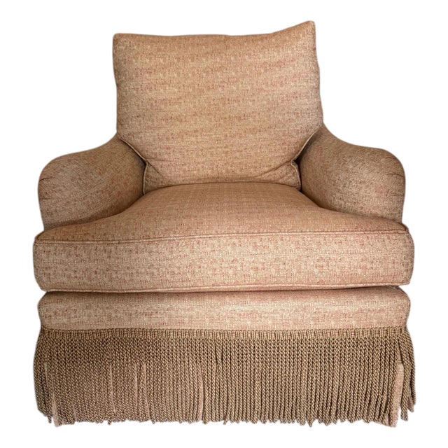 Baker Simmons Swivel Club Chair For Sale