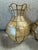 Brass Pair of Capiz Shell and Brass Wall Sconces Small, 1970s For Sale - Image 8 of 9