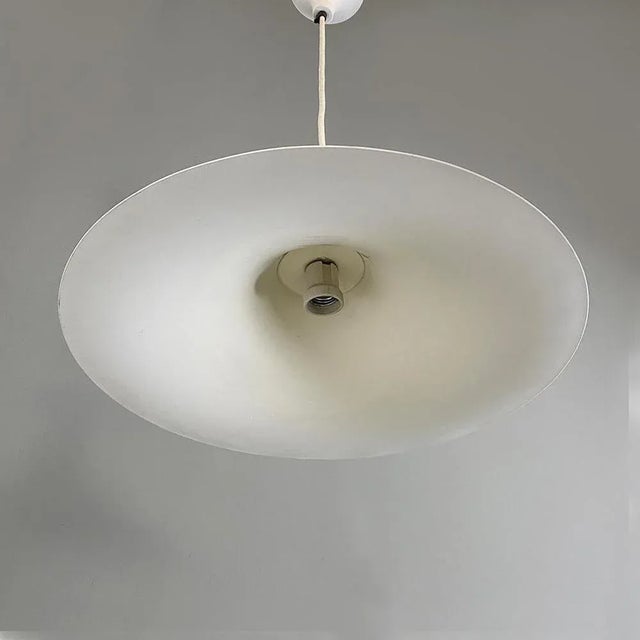 Fog & Mørup Modern Semi Chandelier attributed to Claus Bonderup & Thorup for Fog & Mørup, Denmark, 1970s For Sale - Image 4 of 12