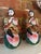 Mid-20th Century Chinoiserie Porcelain Monkey & Longevity Peach Figurines - Pair For Sale - Image 11 of 13