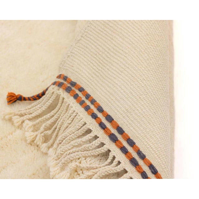 Hand-Knotted Wool Rug by Azele Studio For Sale - Image 9 of 12