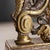 Gold Baroque Carved Wooden Torchlights, Set of 2 For Sale - Image 8 of 12