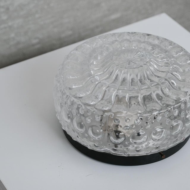 Mid-Century Glass Bubble Wall or Ceiling Lights, Set of 3 For Sale - Image 9 of 11