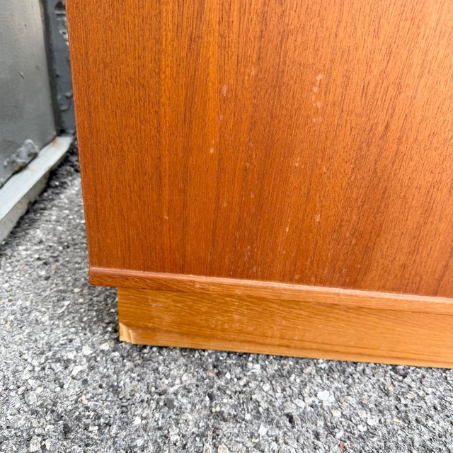 Brown Danish Modern Teak Tallboy Dresser by Nils Jonsson for Tørring Møbelfabrik For Sale - Image 8 of 10