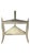 Dennis and Leen "Lambert" Faux Ivory Painted Side Table W" Drink Tray For Sale - Image 11 of 12