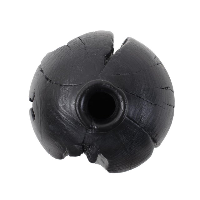 Kenneth Ludwig Chicago Haru Tall Vase in Black For Sale - Image 4 of 10