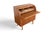 Brown Mid 20th Century Attributed to Egon Östergaard Curved Top Secretary Desk in Teak For Sale - Image 8 of 12