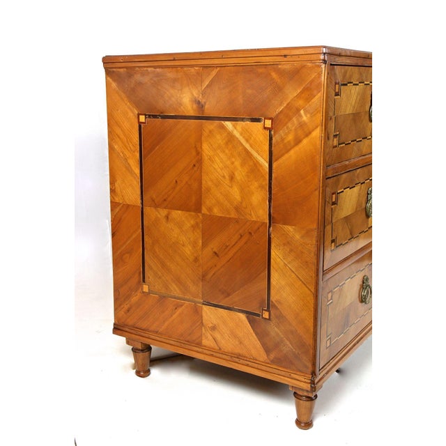 Josephinism Period Cherry Chest of Drawers, Austria, 1790 For Sale - Image 14 of 17