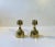 Gold Mid-Century Scandinavian Candlesticks in Brass, 1960s, Set of 2 For Sale - Image 8 of 8