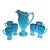Early 1900s Tiffin Glass Ware Set - Set of 7 For Sale