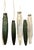 Green Swords Murano Glass Little Cascade by Simoeng For Sale