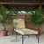 Vintage Coastal Chinoiserie Faux Bamboo Aluminum Chaise Lounge For Sale - Image 12 of 12